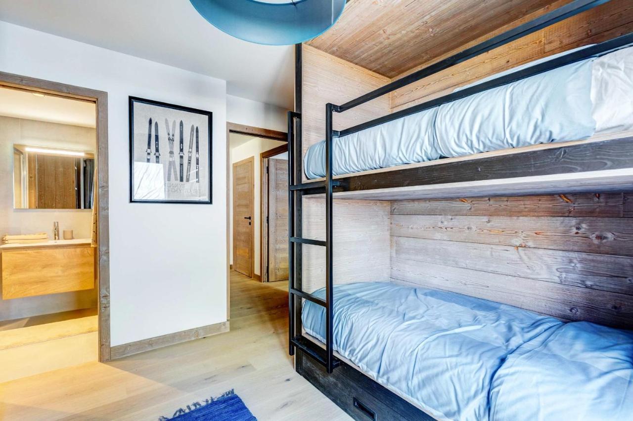 4-Room Apartment With Garden, Gym And Shared Spa Megève Extérieur photo