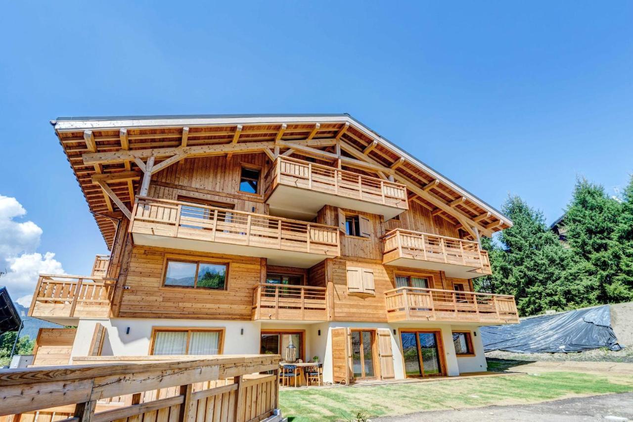 4-Room Apartment With Garden, Gym And Shared Spa Megève Extérieur photo