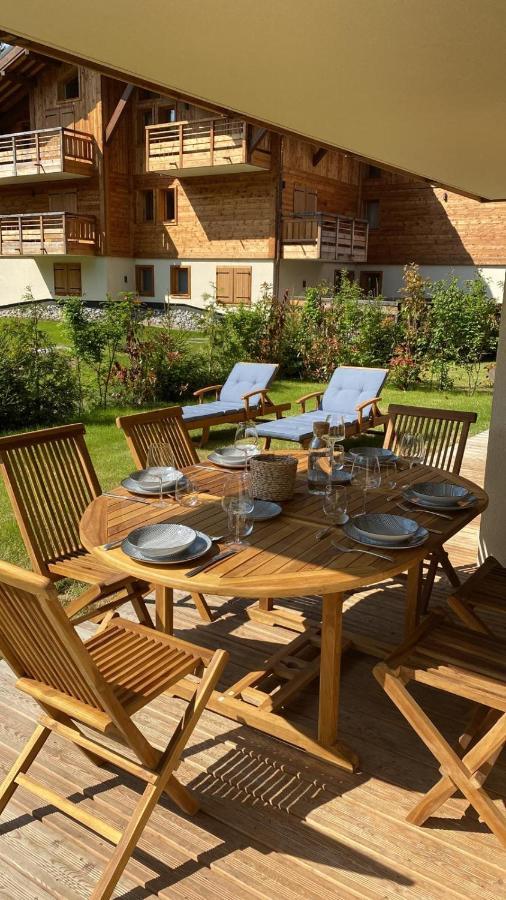 4-Room Apartment With Garden, Gym And Shared Spa Megève Extérieur photo