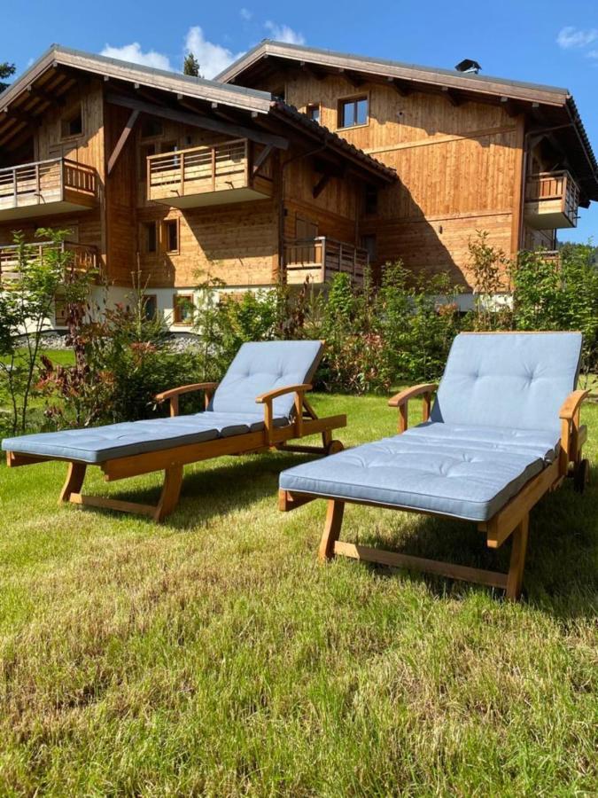4-Room Apartment With Garden, Gym And Shared Spa Megève Extérieur photo